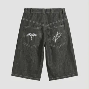 Zeixxii Wide-Leg Jorts
