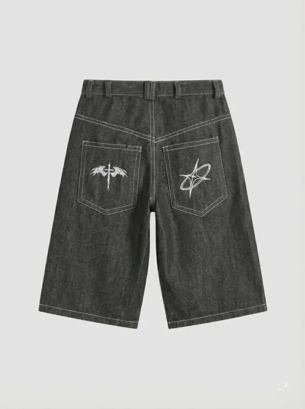 Zeixxii Wide-Leg Jorts